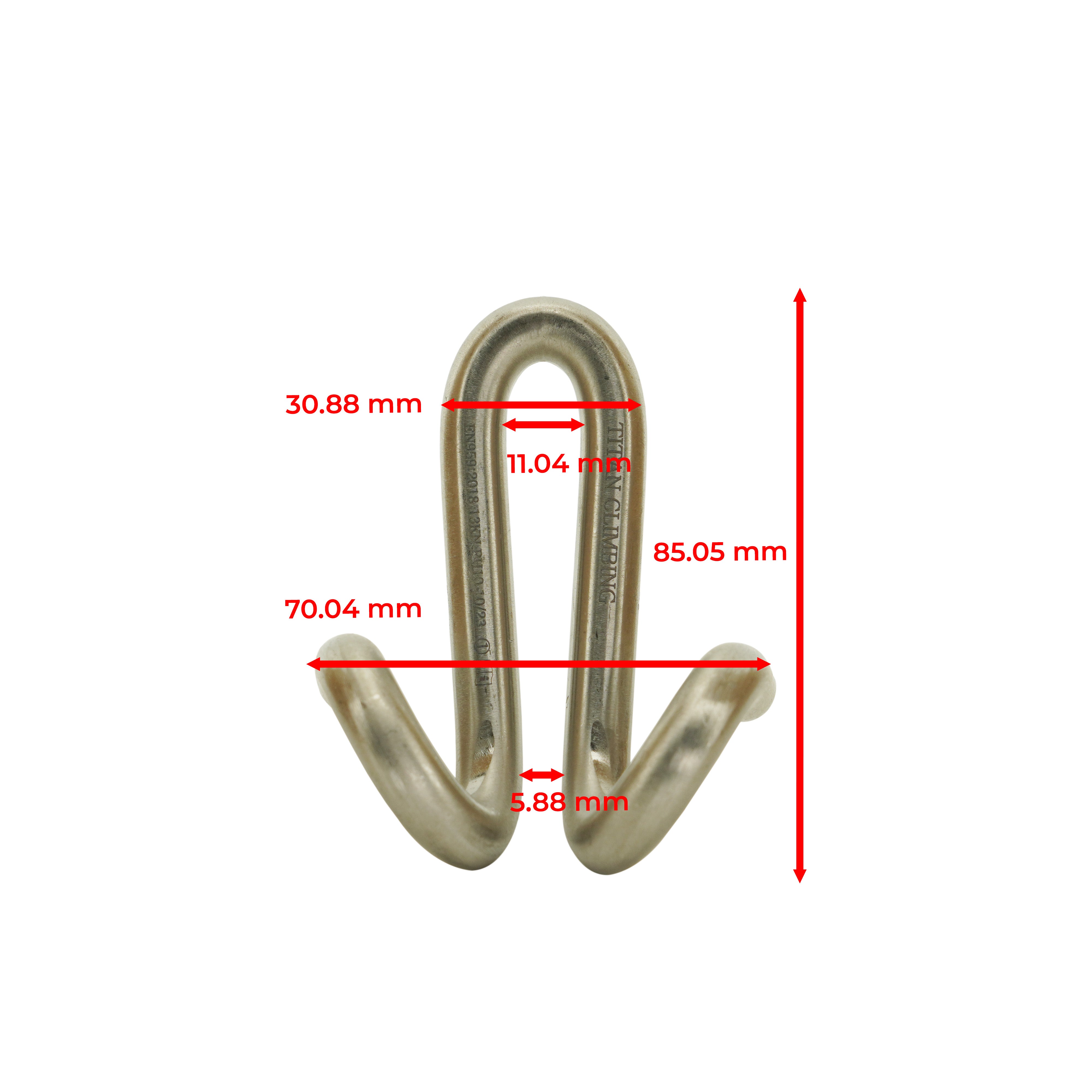 Titanium Ram's Horns